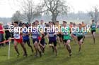 Leaders in the under-20 men, 147 Jamaine Coleman (Lancashire), 123 Oliver Poulain (Hertfordshire), 178 Matthew Shirling (Merseyside), 176 Jack Douglas (Bedfordshire) and 20 Scott Halsted (Berkshire) during the Inter Counties Cross Country, Cofton Park, Birmingham. Photo: David T. Hewitson/Sports for All Pics